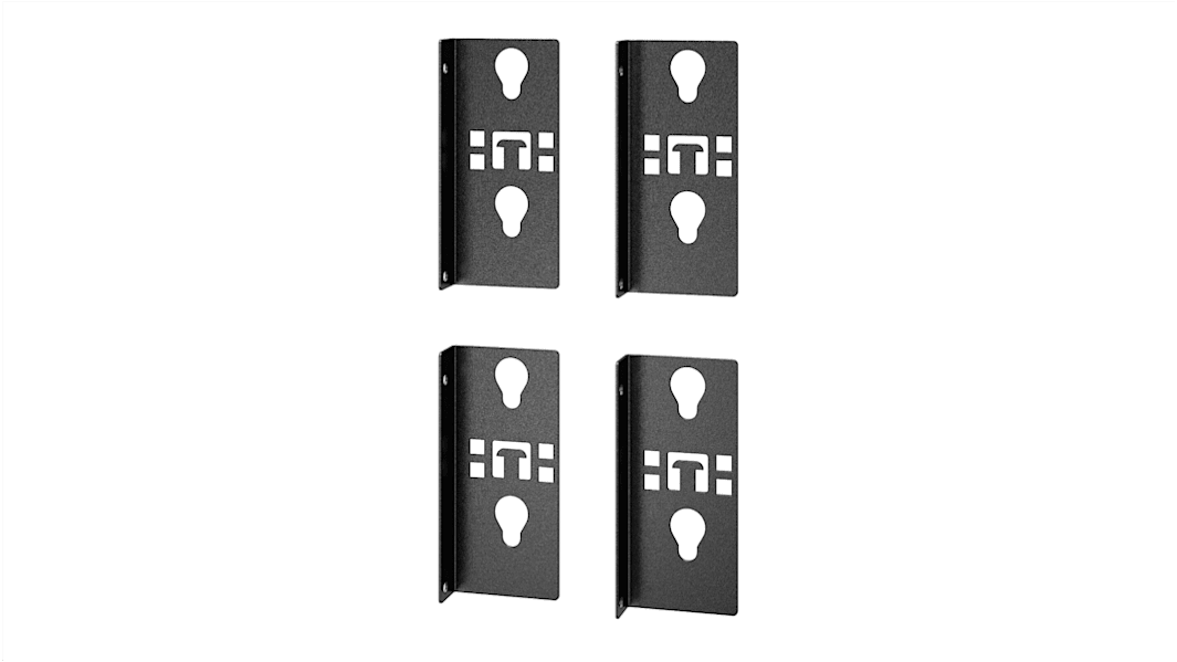 APC Easy Rack Series Mounting Bracket for Use with Power Distribution Unit, M6 Thread, 4 Piece(s)