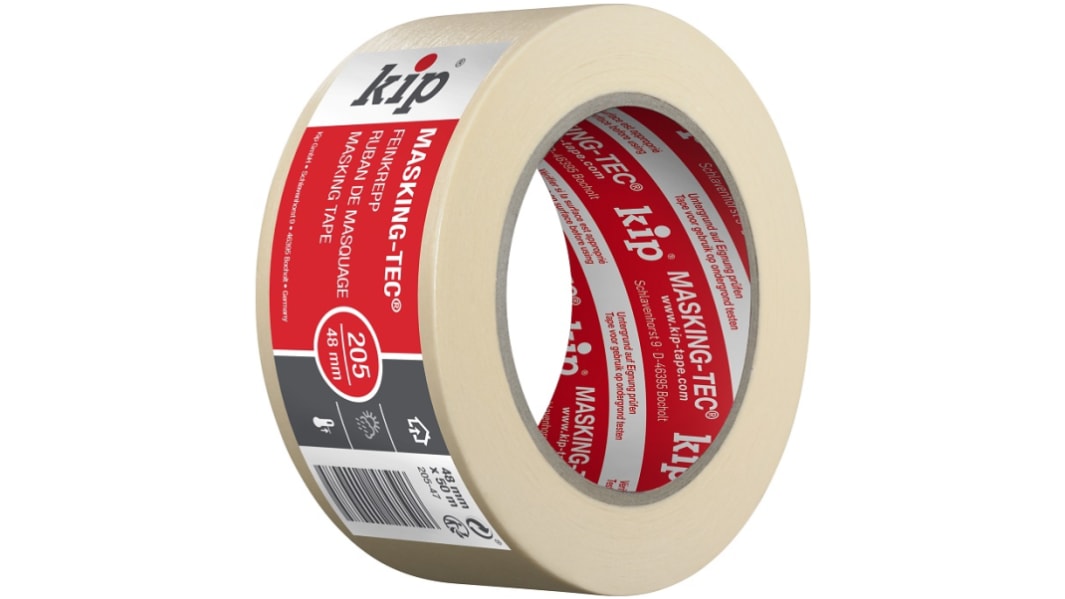 Ruban de masquage KIP 205-47 Beige, en Papier, 48mm x 50m