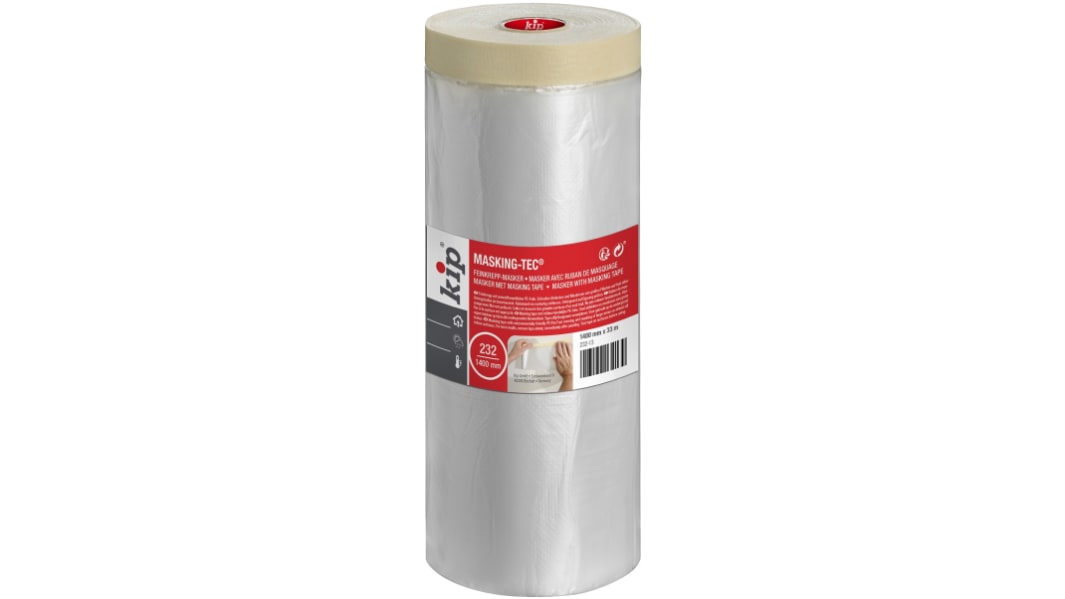 Ruban de masquage KIP 232-13 Beige, en Papier, 1.4m x 33m
