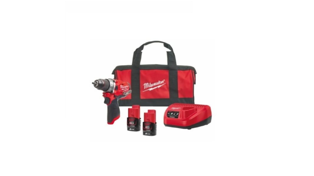 Milwaukee 12V Cordless Hammer Drill Li-Ion, Type G - British 3-Pin