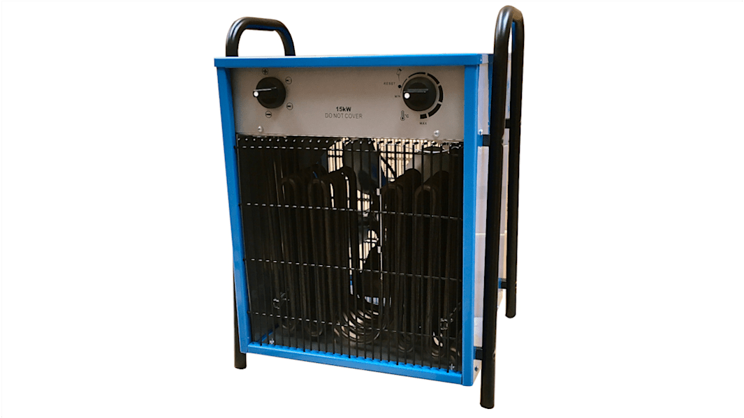 Riscaldatore industriale Broughton, 15kW, Montaggio a pavimento