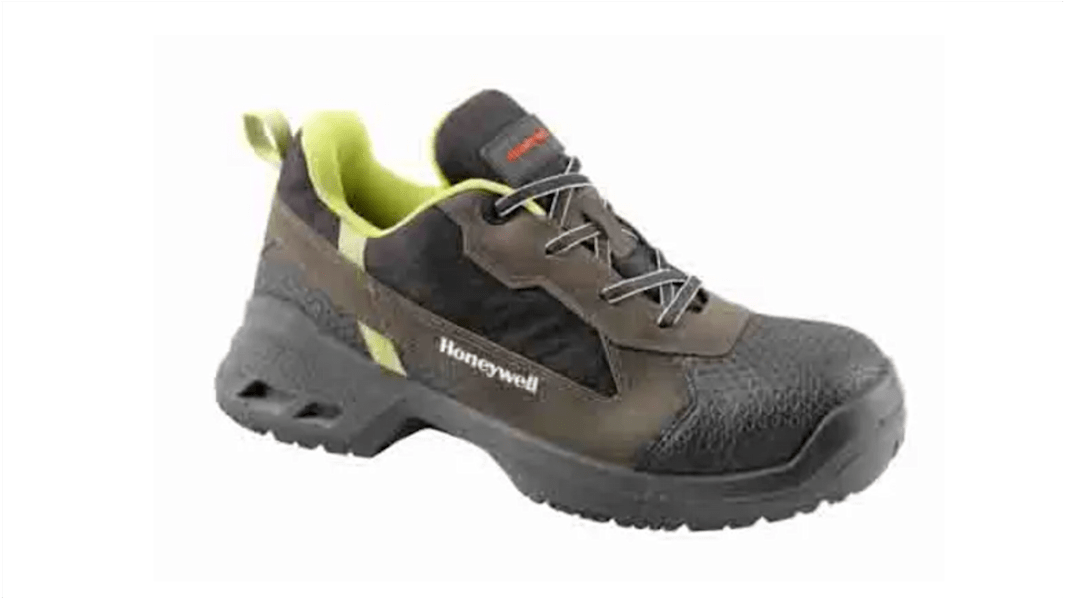 Honeywell Safety Sprint Unisex Sicherheitsschuhe Schwarz, Braun, Grün, mit Zehen-Schutzkappe Verbundmaterial, Größe 41