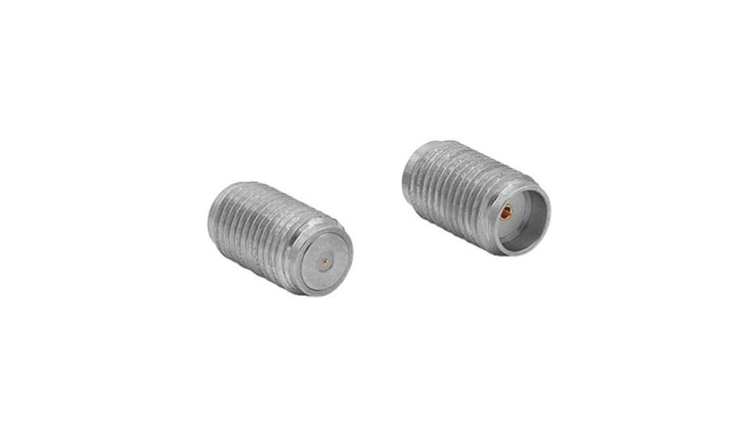 Bulgin, Jack Socket Mount Circular Coaxial Connector, Jack Screw Termination, Straight Body