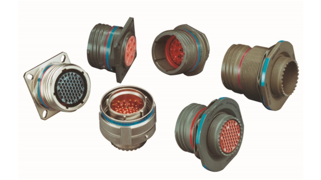 Amphenol Aerospace 66 Way MIL Spec Circular Connector Plug, Socket Contacts