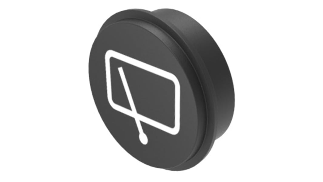 09-0S12.0097 - Insert de clavier, symbole - essuie-glaces arrière pour Claviers série 09