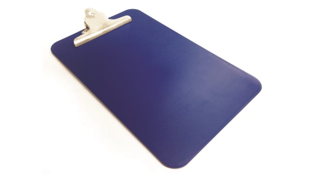 BS Teasdale A4 Blue Clipboard