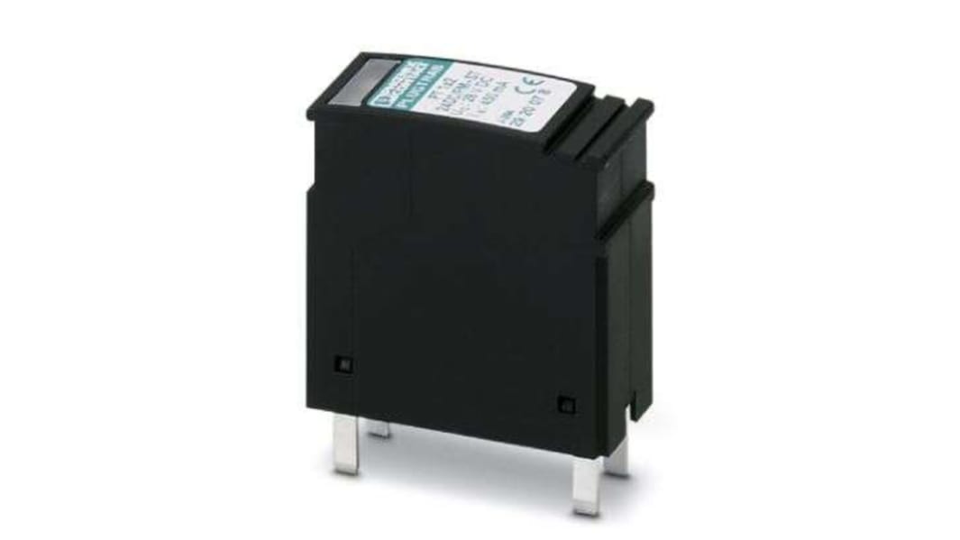 Phoenix Contact, PT 1X2-24DC/FM-ST Surge Protection Plug 20 V ac Maximum Voltage Rating Surge Protector