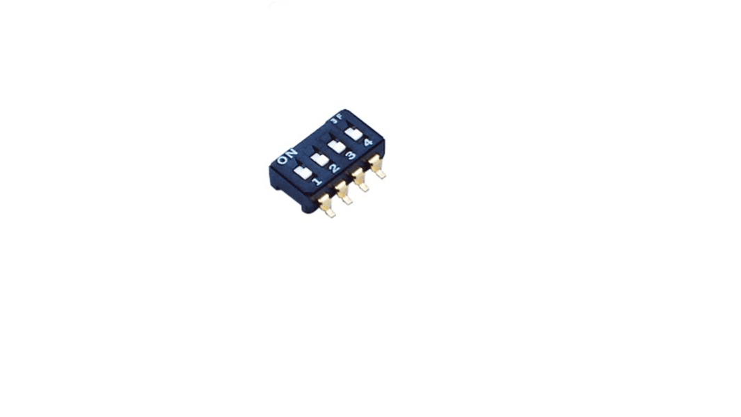 NIDEC COPAL ELECTRONICS GMBH Through Hole Slide Switch 4PST (On)-Off 100 mA Slide