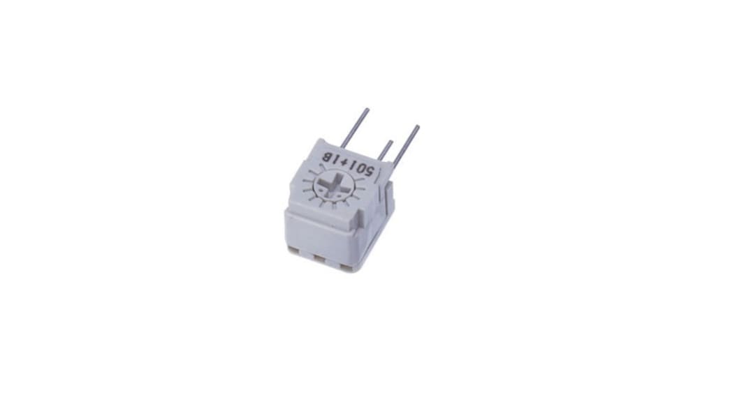 NIDEC COPAL ELECTRONICS GMBH Trimmer potenciométer, Furatszerelt, 0.5W