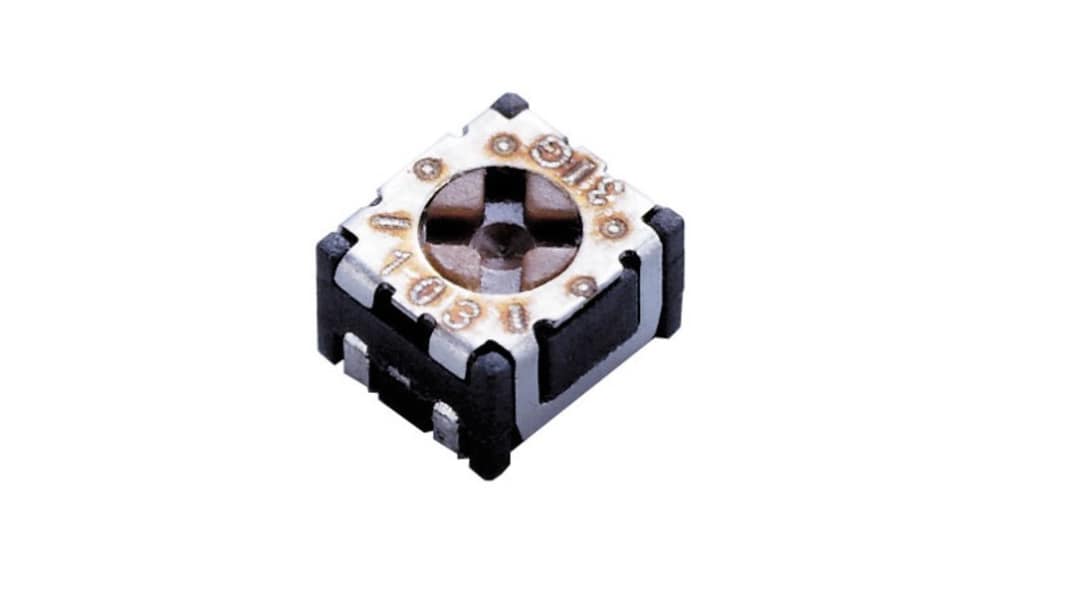 NIDEC COPAL ELECTRONICS GMBH Trimmer potenciométer, Felületre szerelhető, 0.1W