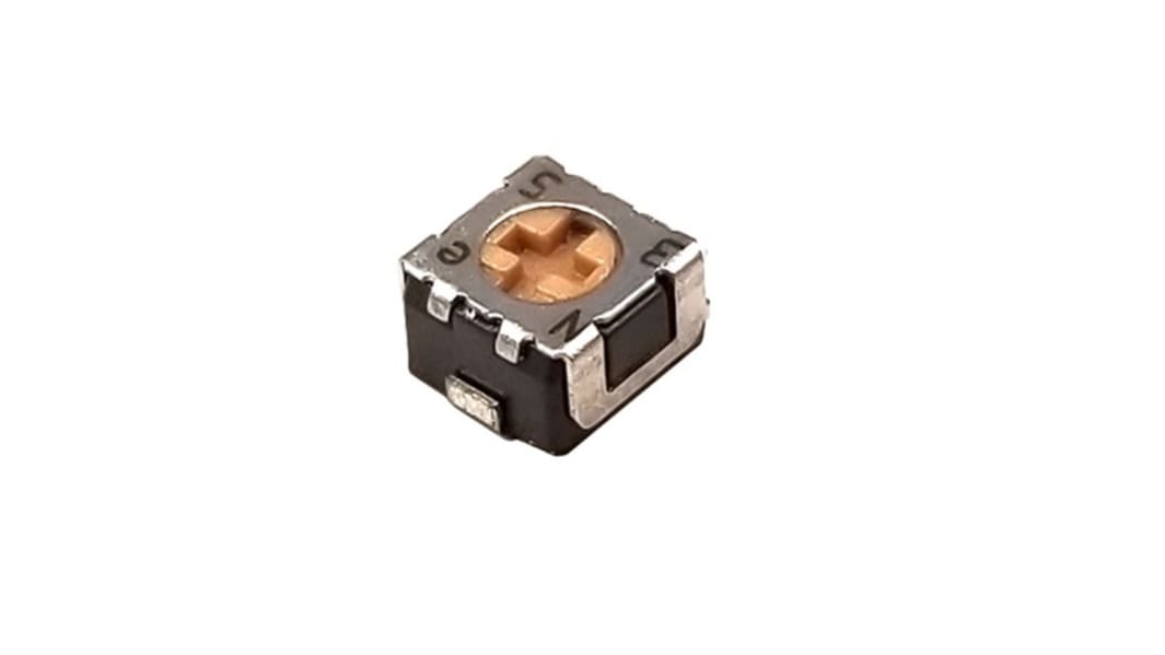 NIDEC COPAL ELECTRONICS GMBH Trimmer potenciométer, Felületre szerelhető, 0.125W