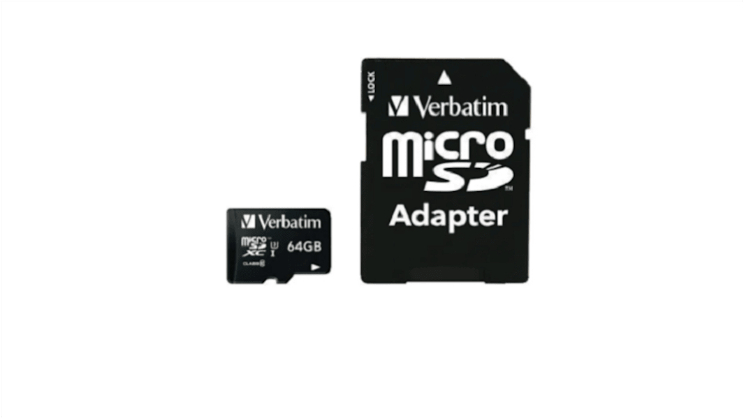 Verbatim 64 GB MicroSDXC Micro SD Card, V30