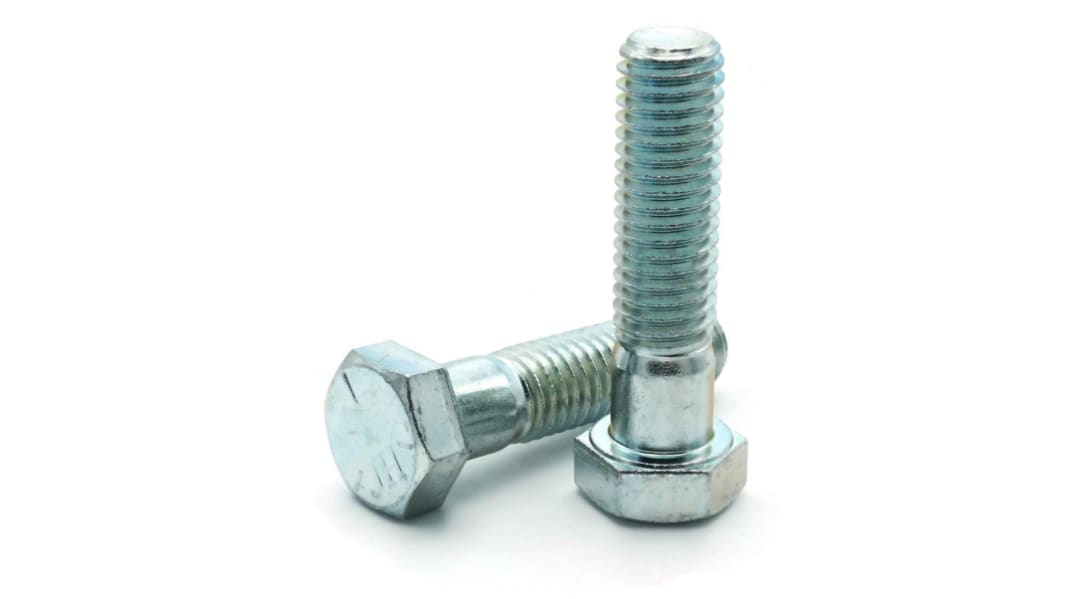 RS PRO Steel, Hex Bolt, 5/8-18in x 6in