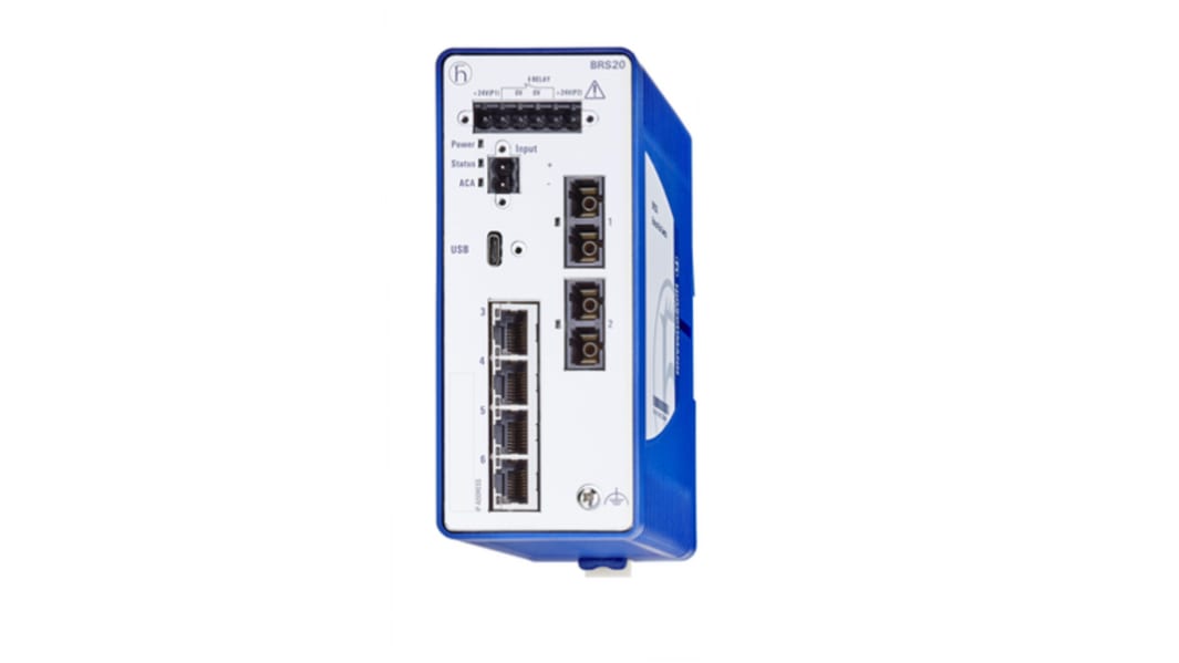 Hirschmann Ethernet-Switch 6-Port Managed Switch 57mm