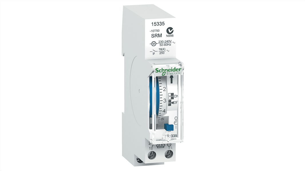 Schneider Electric Analogue Time Switch 230 V ac, 1-Channel