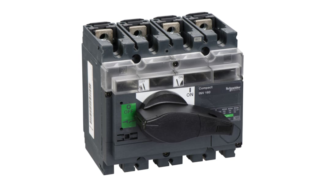 Interrupteur-sectionneur Schneider Electric Compact, 4, 160A