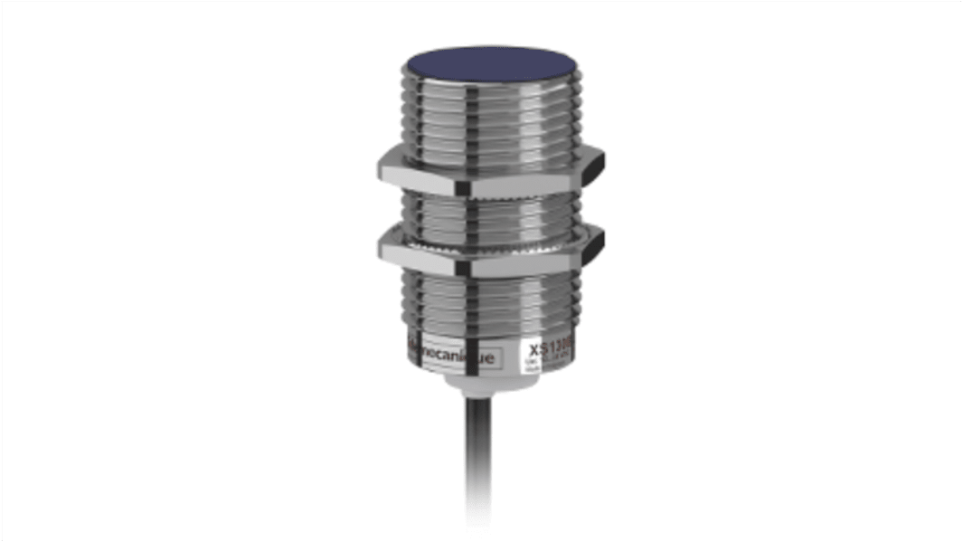Telemecanique Sensors Inductive Threaded Barrel Proximity Sensor, M30, 15 mm Detection, PNP NO, 12 → 24 V dc