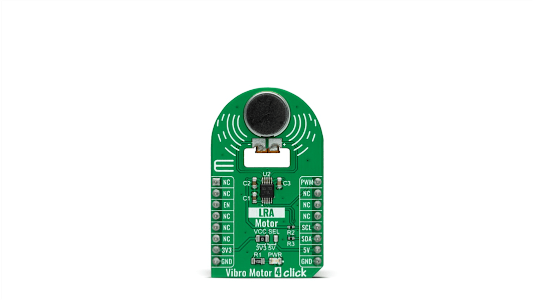 MikroElektronika Vibro Motor 4 Click Human Machine Interface Development Board for Linear Resonant Actuator for