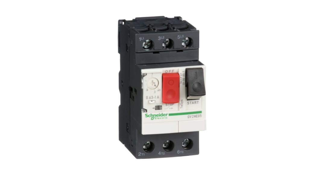 Interruttore automatico del motore Schneider Electric, 690 V, da 0,63 a 1 A TeSys