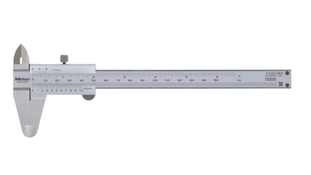Mitutoyo 150mm Vernier Caliper, Metric