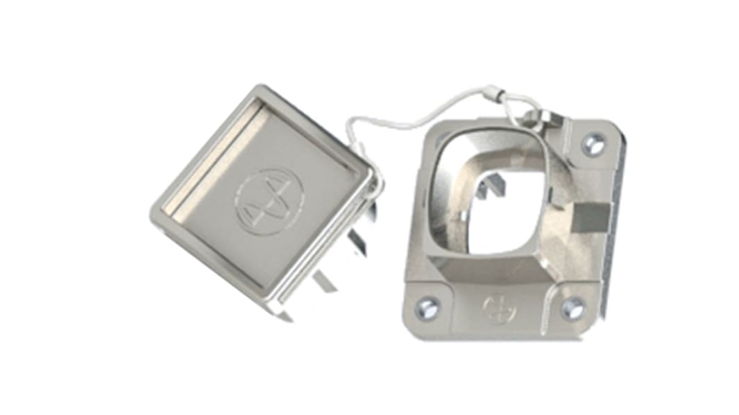 Yamaichi RJ45 aljzat, A peremes fedél felszerelése, Y-ConFlange-10 sorozat használatához