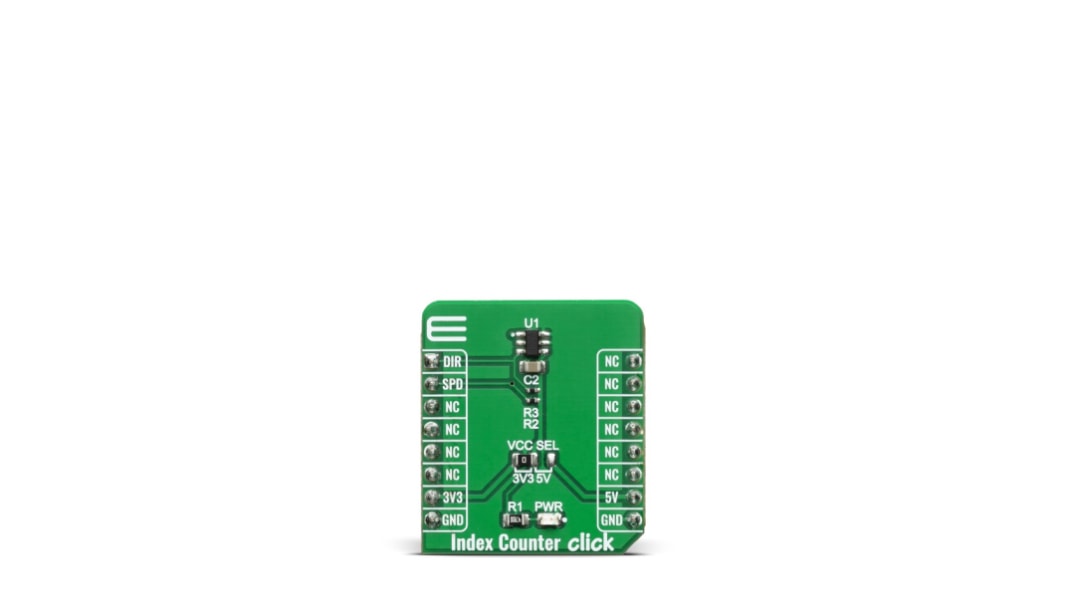 MikroElektronika Index Counter Click Hall Effect Sensor mikroBus Click Board for TLE4966K