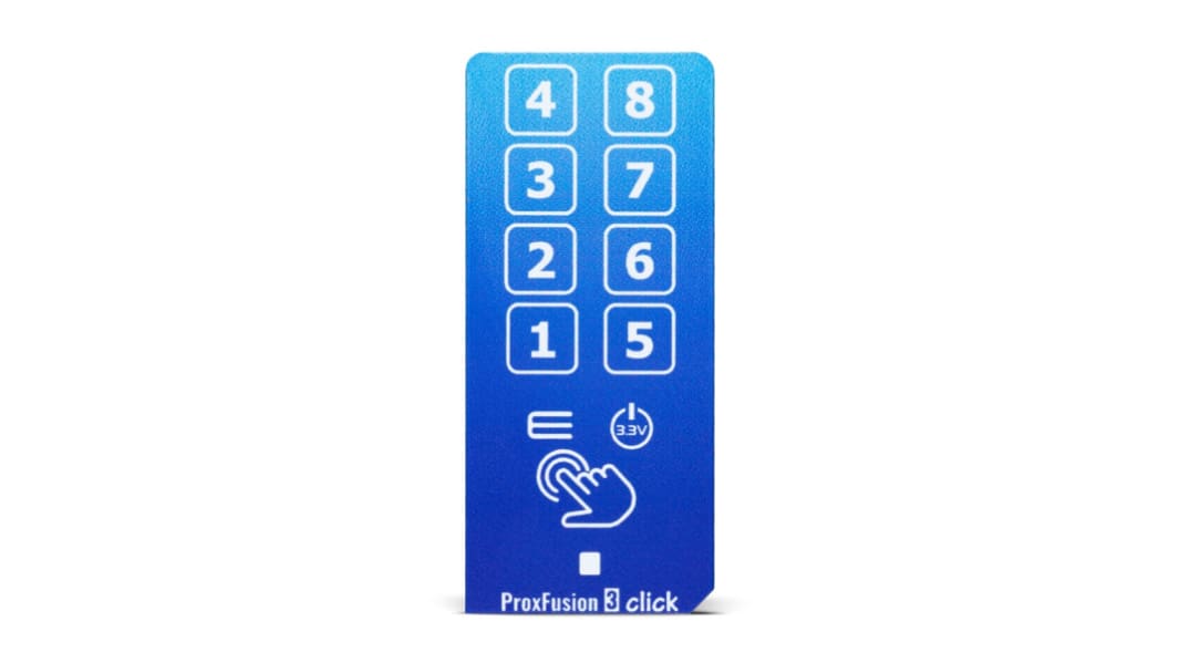 MikroElektronika ProxFusion 3 Click Capacitive Touch Sensor mikroBus Click Board for IQS292A