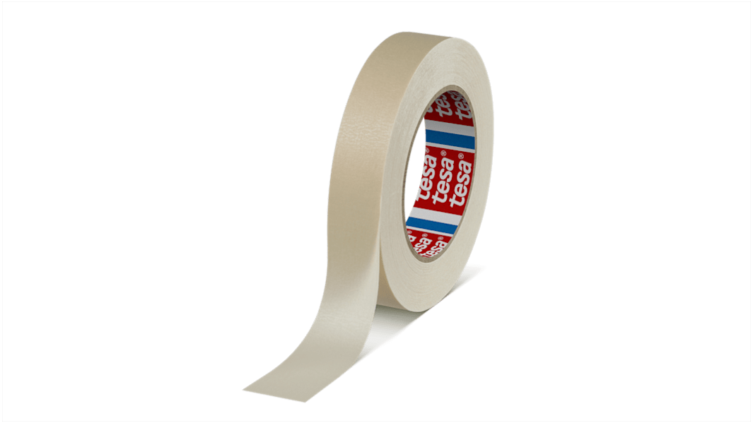 Tesa Krepp Abdeckband Naturgummi-Kleber 25mm x 50m