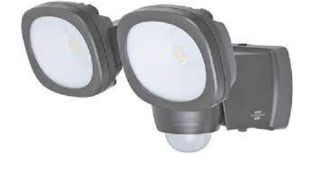 brennenstuhl 1178 LED Floodlight, 8 LED, 4 W, 480 lm, IP44 Motion Sensor