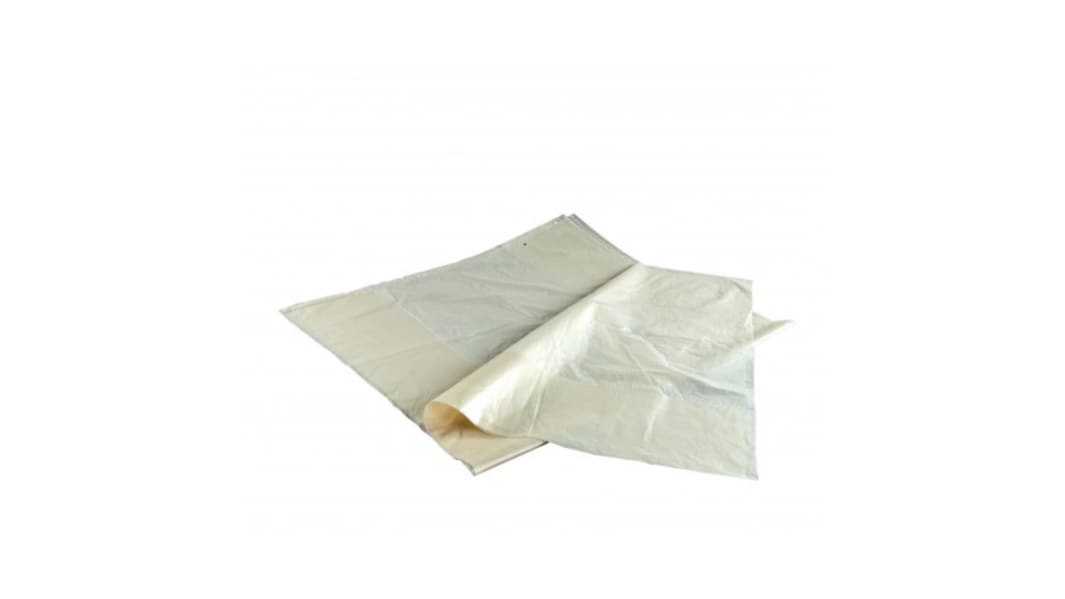 Cromwell Polythene Natural LDPE Bin Bag, 140L Capacity, 100 per Package