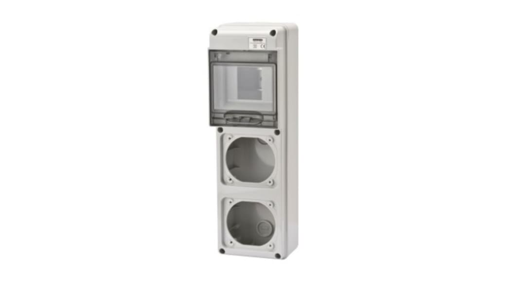 Scheda di distribuzione 1+N fasi elettriche Gewiss, 16 vie, 63 A