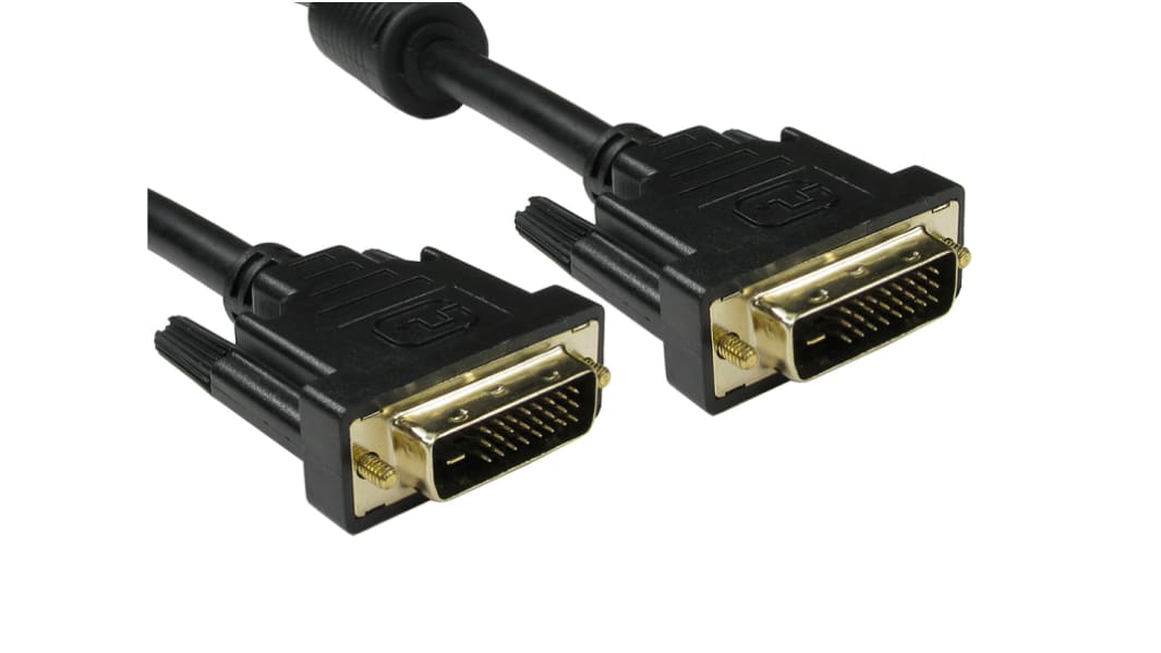 RS PRO, Male DVI-D Dual Link to Male DVI-D Dual Link Cable, 3m