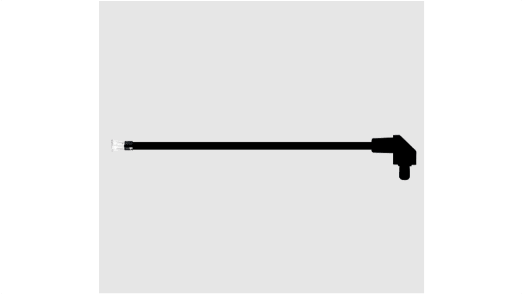 SZR1-10.00-F4P Bivar, Panel Mount Right Angle Flexible LED Light Pipe, Round Lens, Clear