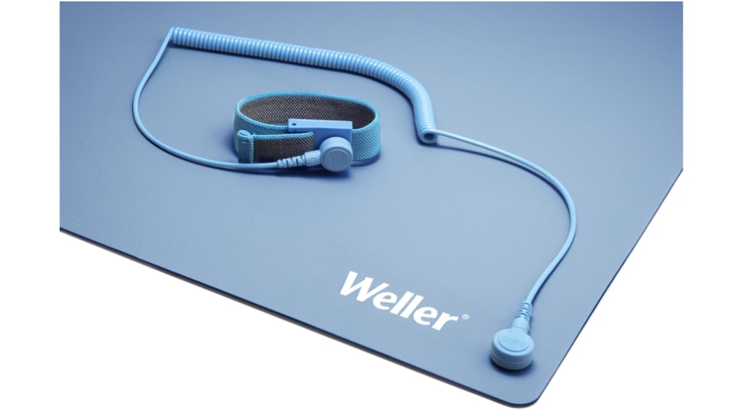 Kit ESD pour poste de travail pour Kit de poste de travail antistatique Weller, 900mm x 600mm x 2mm