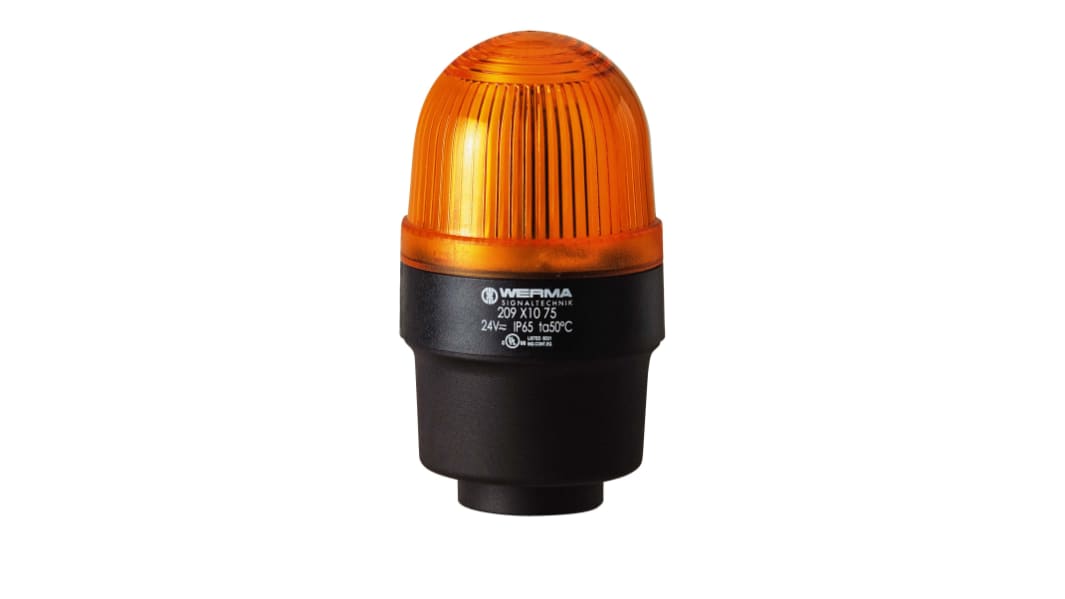 Werma 209 Xenon Blinkend Signalleuchte Gelb, 230 V