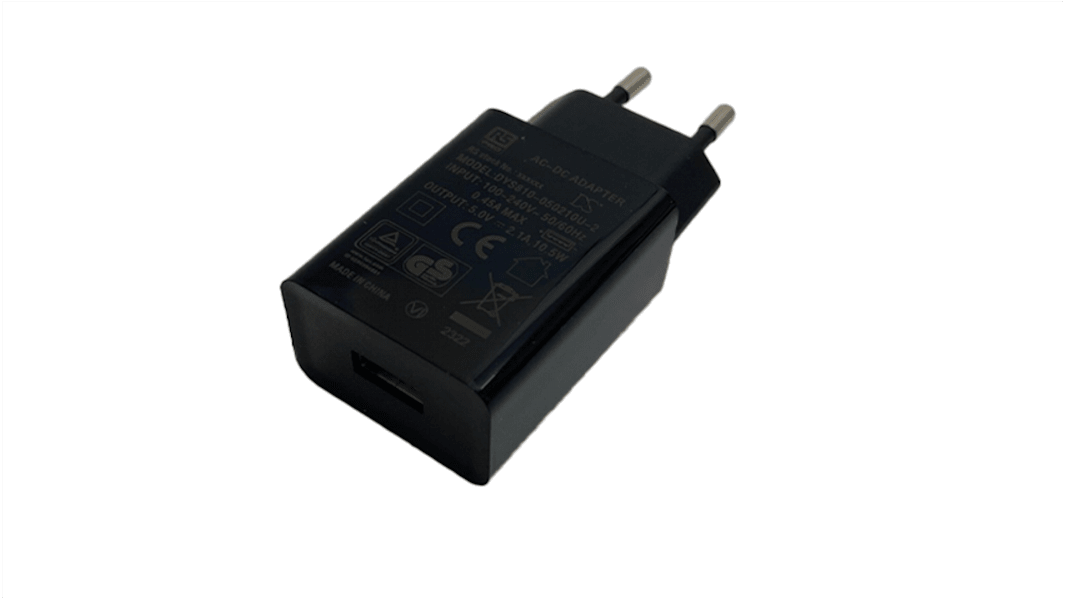 Adaptateur enfichable 5V c.c., 2.1A, 10.5W, Adaptateur chargeur, Régulée