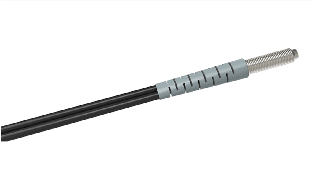 Sensor de fibra óptica de plástico RS PRO, alcance 40 mm, 80 mm, 120 mm, salida NPN / PNP (amplificador de fibra FD3),