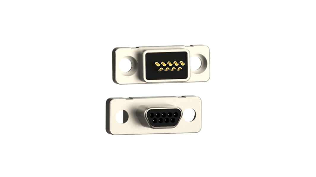 Connecteur Sub-D Femelle Norcomp 25 voies Montage panneau Verticale
