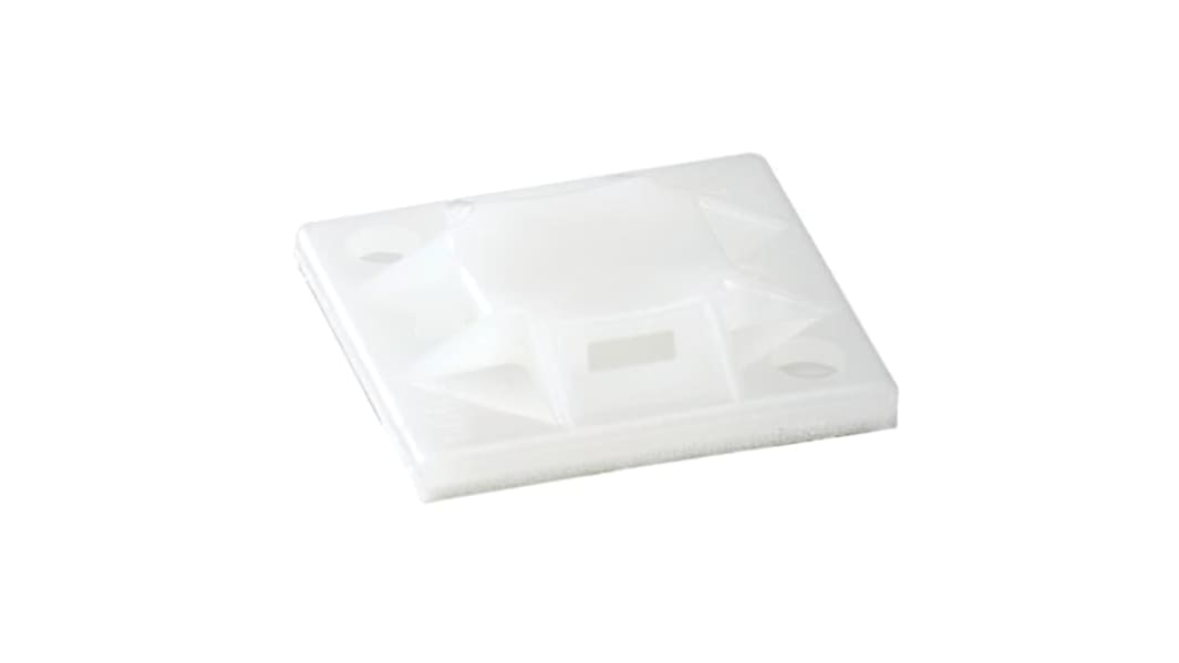Thomas & Betts Self Adhesive Natural Cable Tie Mount 18.7 mm x 18.7mm