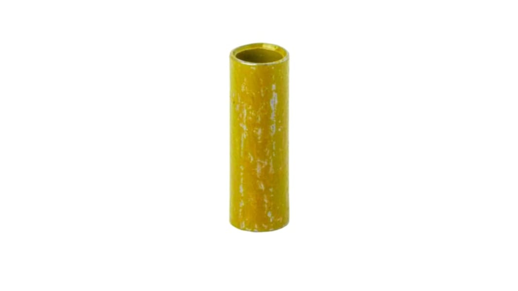 Thomas & Betts Bronze Yellow Cable Sleeve, 5.7mm Diameter, 7.9mm Length, GSB187 Series
