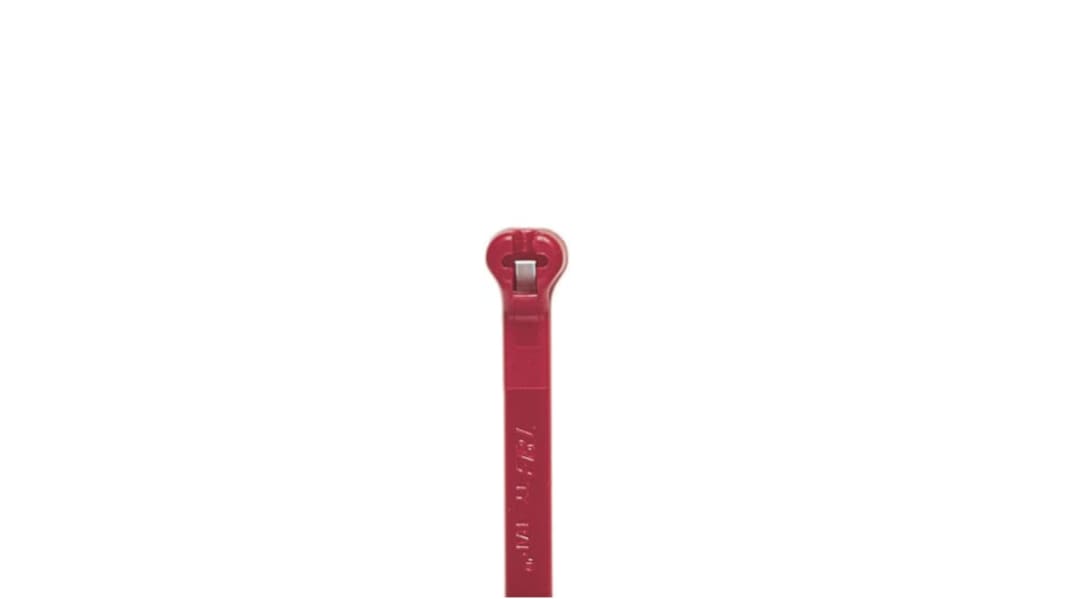 Thomas & Betts Cable Ties, , 92mm x 2.3 mm, Red Nylon