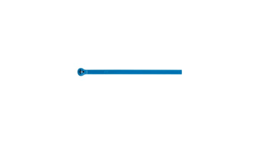Thomas & Betts Cable Ties, , 277mm x 3.6 mm, Blue Nylon