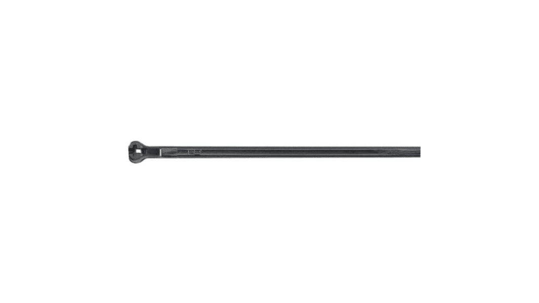 Thomas & Betts Cable Ties, , 177mm x 6.9 mm, Black Nylon