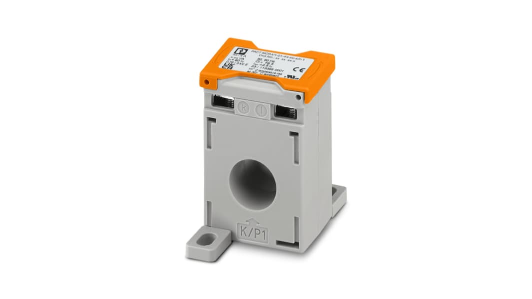 Phoenix Contact PACT MCR Series Current Transformer Current Transformer, 50A Input, 50:5, 5 A Output, 21mm Bore, 1000 V