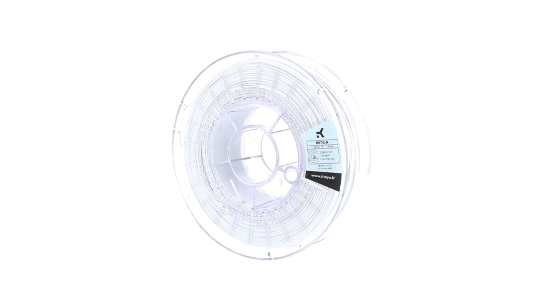 Kimya Recyceltes PET-G 3D-Drucker Filament, Weiß, 2.85mm, 750g