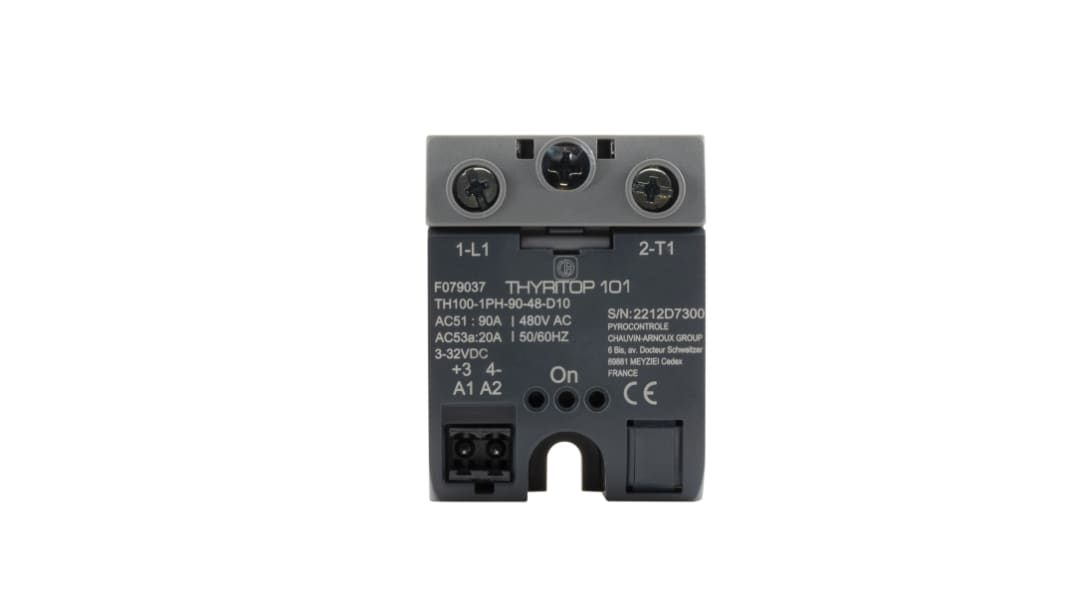 Pyro Controle 0 Series Solid State Relay, 25 A rms Load, Panel Mount, 1200 V Load