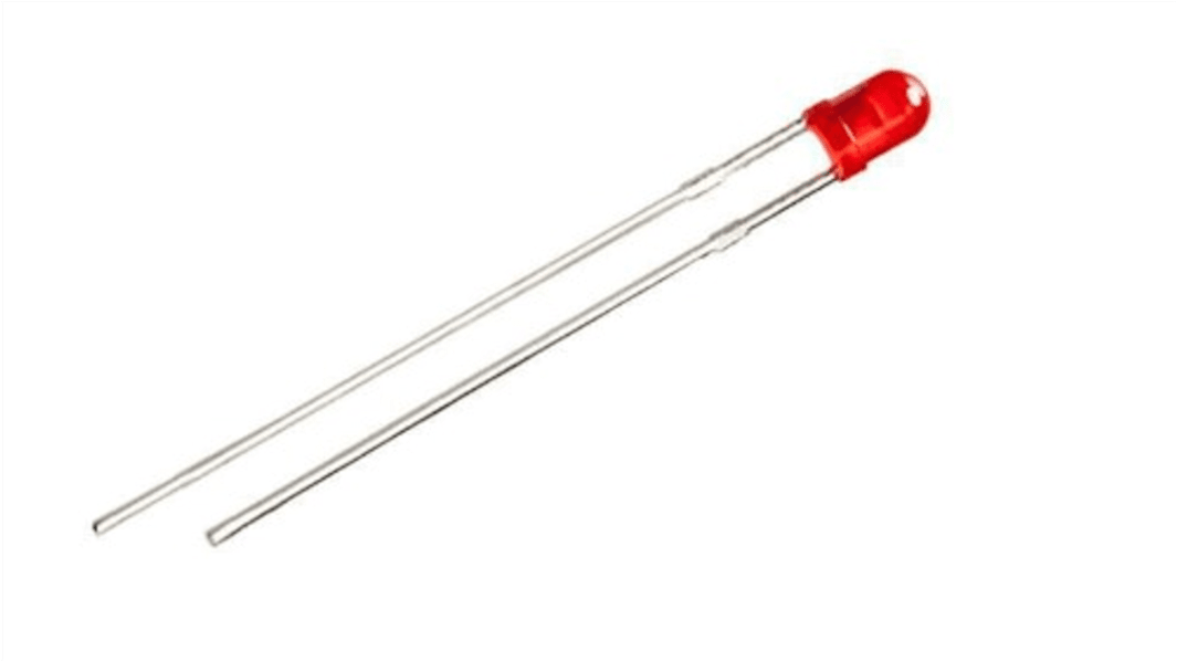 RS PRO1.6 → 2.4V Red LED 3 mm Through Hole