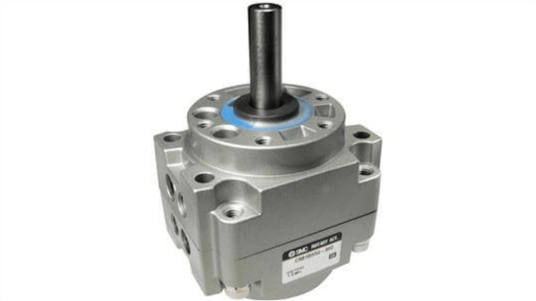 SMC CRB1 Series 5 bar Double Action Pneumatic Rotary Actuator, 270° Rotary Angle, 80mm Bore