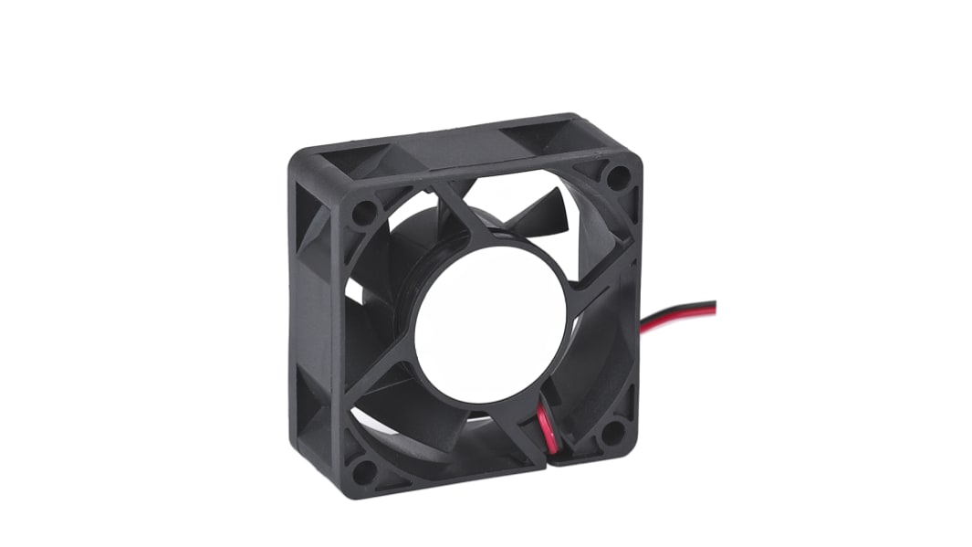 RS PRO Axial Fan, 12 V dc, DC Operation, 0.61m³/min, 1.8W, 150mA Max, IP20, 60 x 60 x 25mm