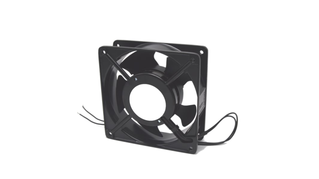 Ventilateur axial RS PRO 230 V c.a., 2.33m³/min., 120 x 120 x 38mm, 18W